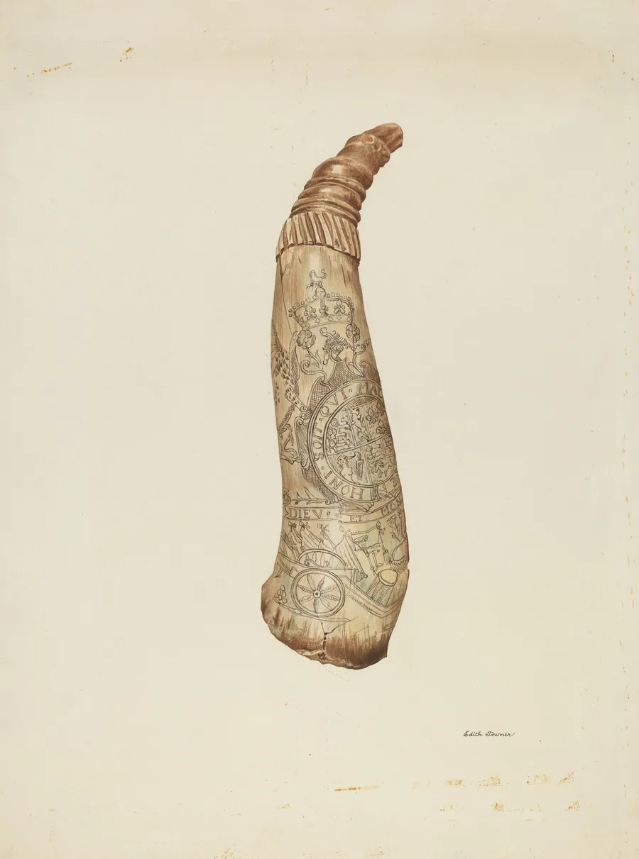 Powder Horn by Edith Towner