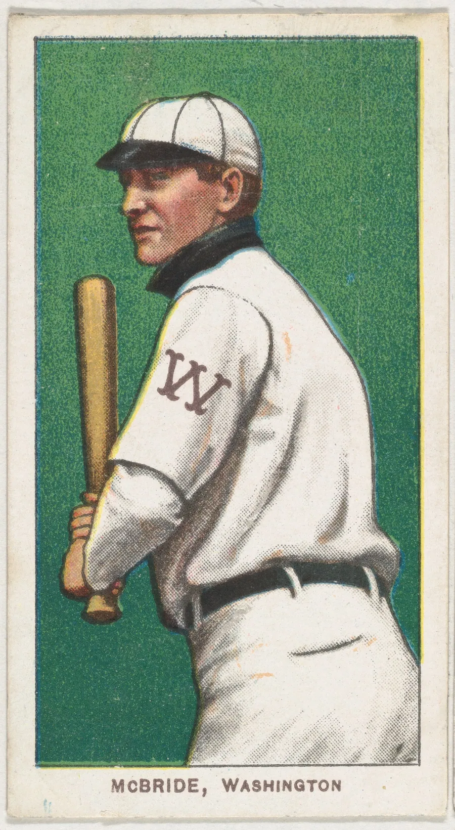 McBride, Washington, American League, from the White Border series (T206) for the American Tobacco Company by American Tobacco Company