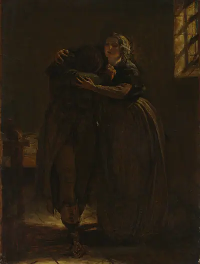 Study for "Come Rest in this Bosom my own Stricken Dear"