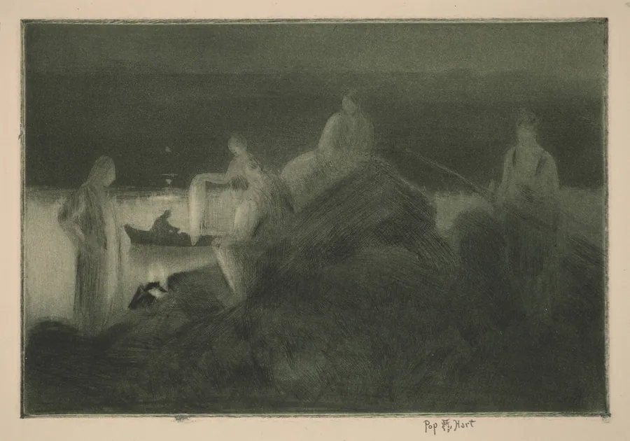 Campfire by George Overbury (Pop) Hart