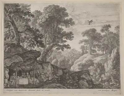 Saint Paul and Saint Anthony by the Entrance to the Cave