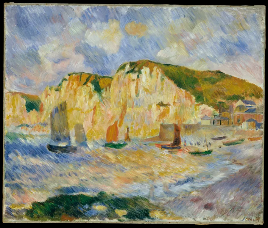 Sea and Cliffs by Auguste Renoir