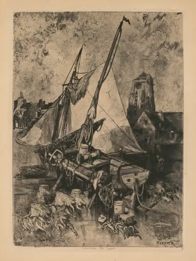 Fishing Boats, Normandy (Environ de Caen)