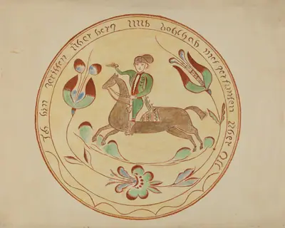 Pa. German Plate