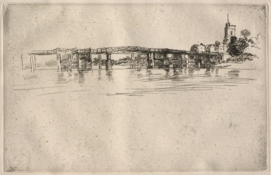 The Little Putney No. 1 by James McNeill Whistler