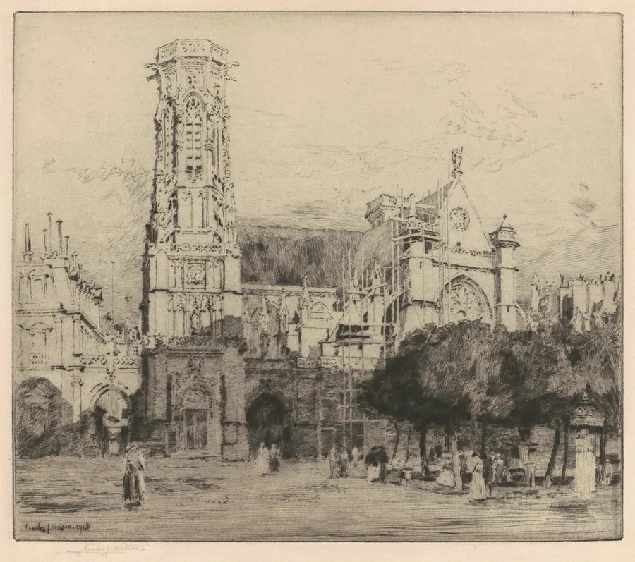 Saint Germain, L'Auxerrois by Charles J. Watson