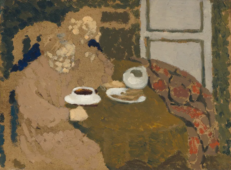 Two Women Drinking Coffee by Edouard Vuillard