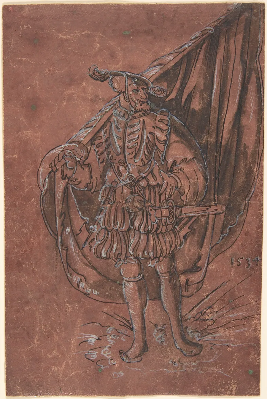 A Standard Bearer by Erhard Schön