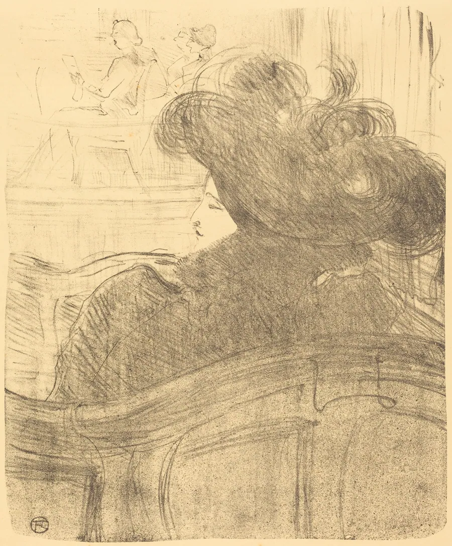Cléo de Mérode by Henri de Toulouse-Lautrec