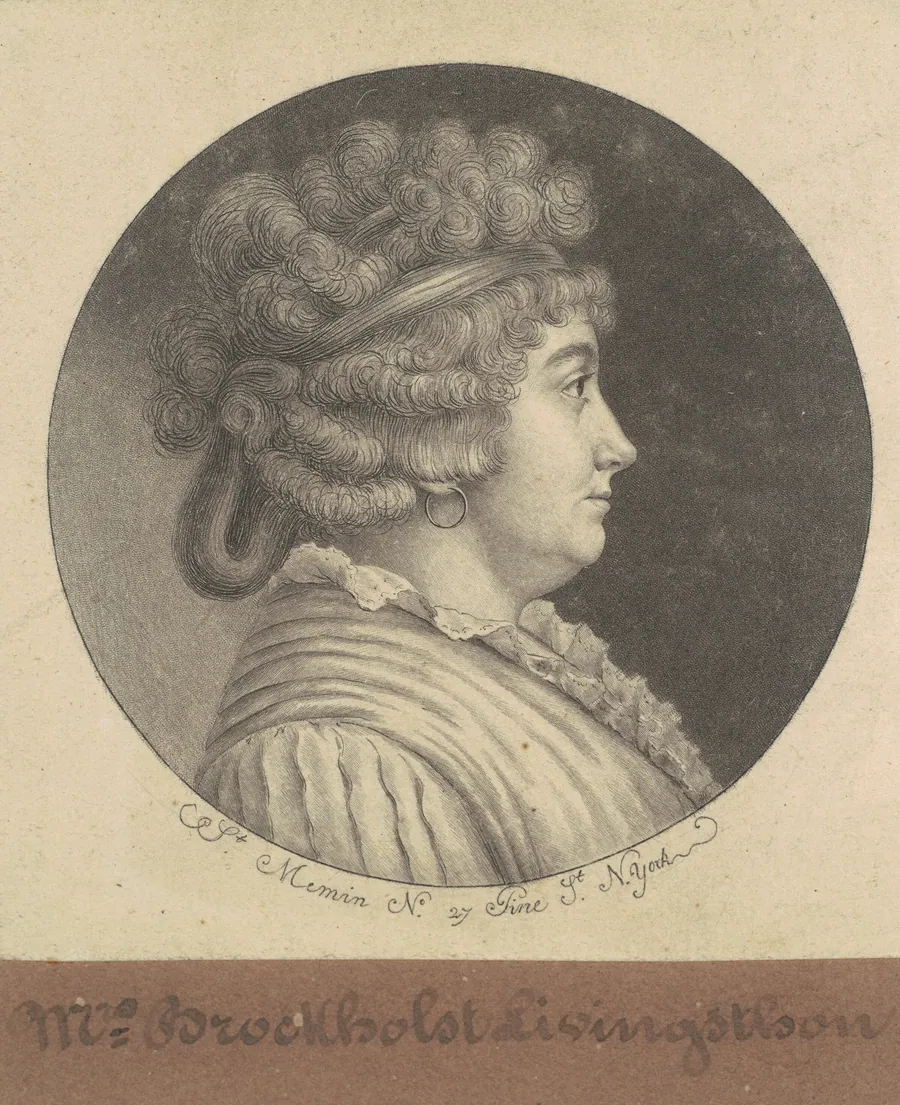 Catherine Keteltas Livingston by Charles B. J. Févret de Saint-Mémin
