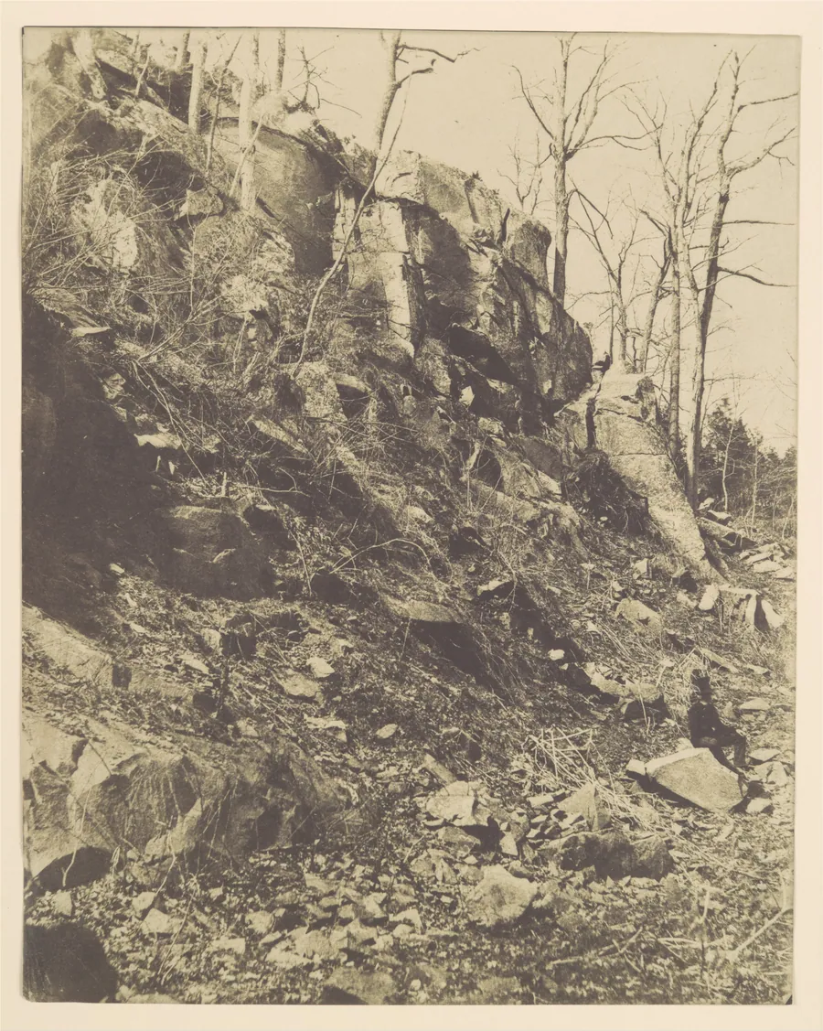 [Rocky Hillside] by Victor Prevost