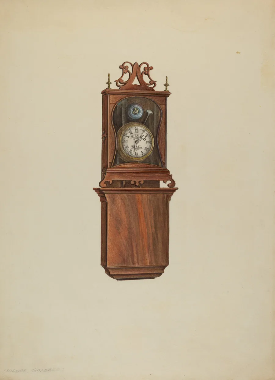 Wall Clock by Isadore Goldberg