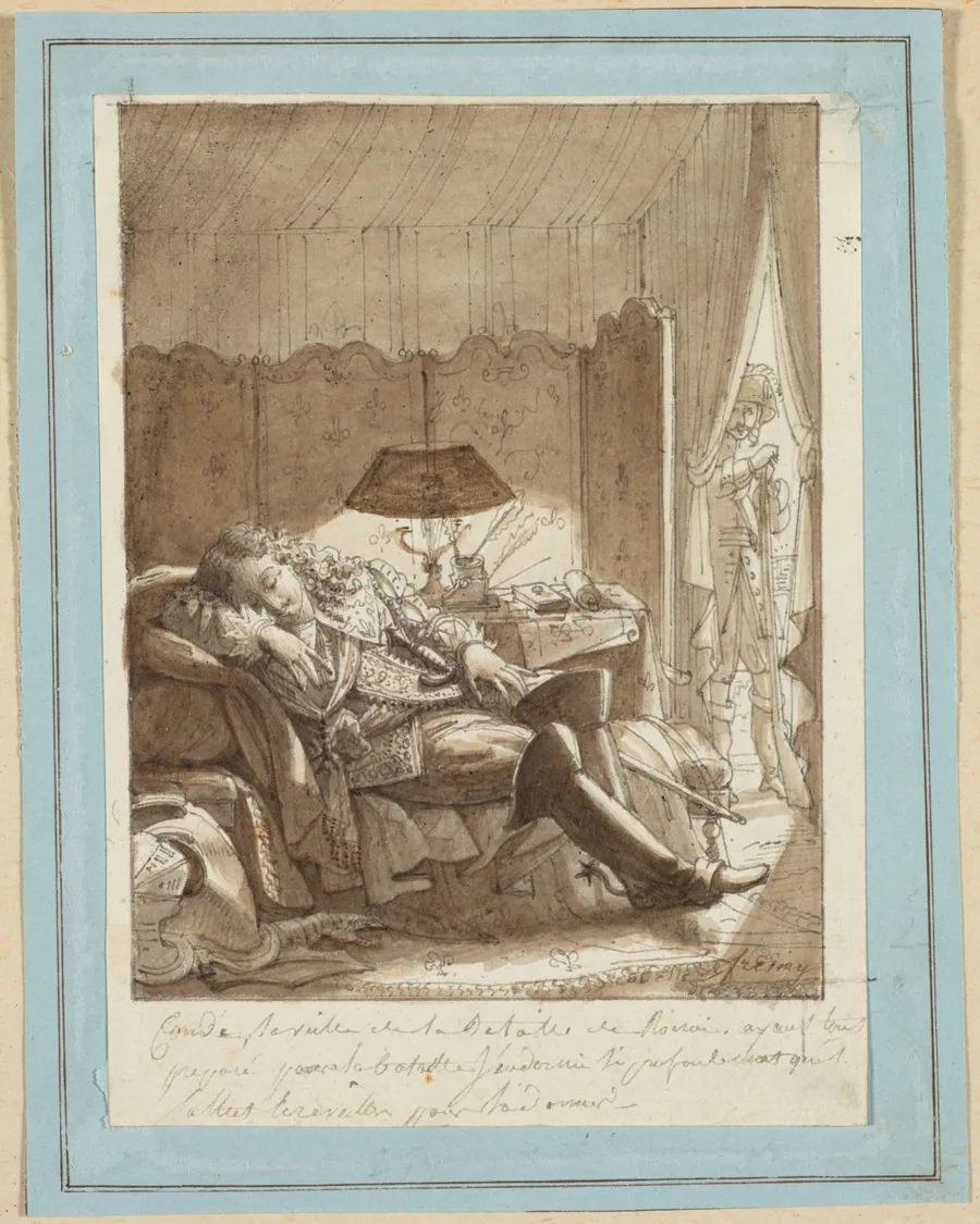 Le Sommeil du Grand Condé by Jacque-Noël-Marie Frémy