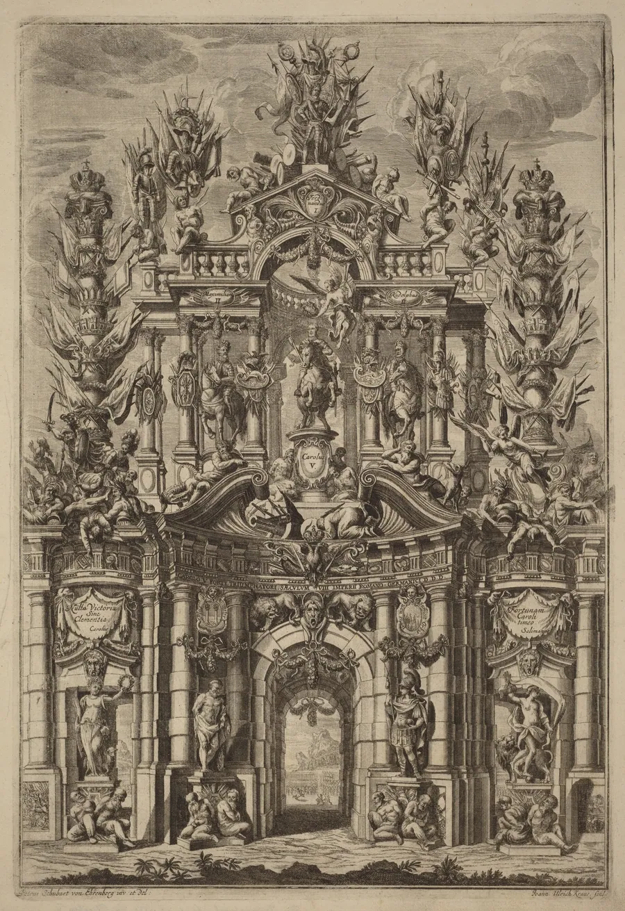 Triumphal Arch for Charles V by Johann Ulrich Kraus