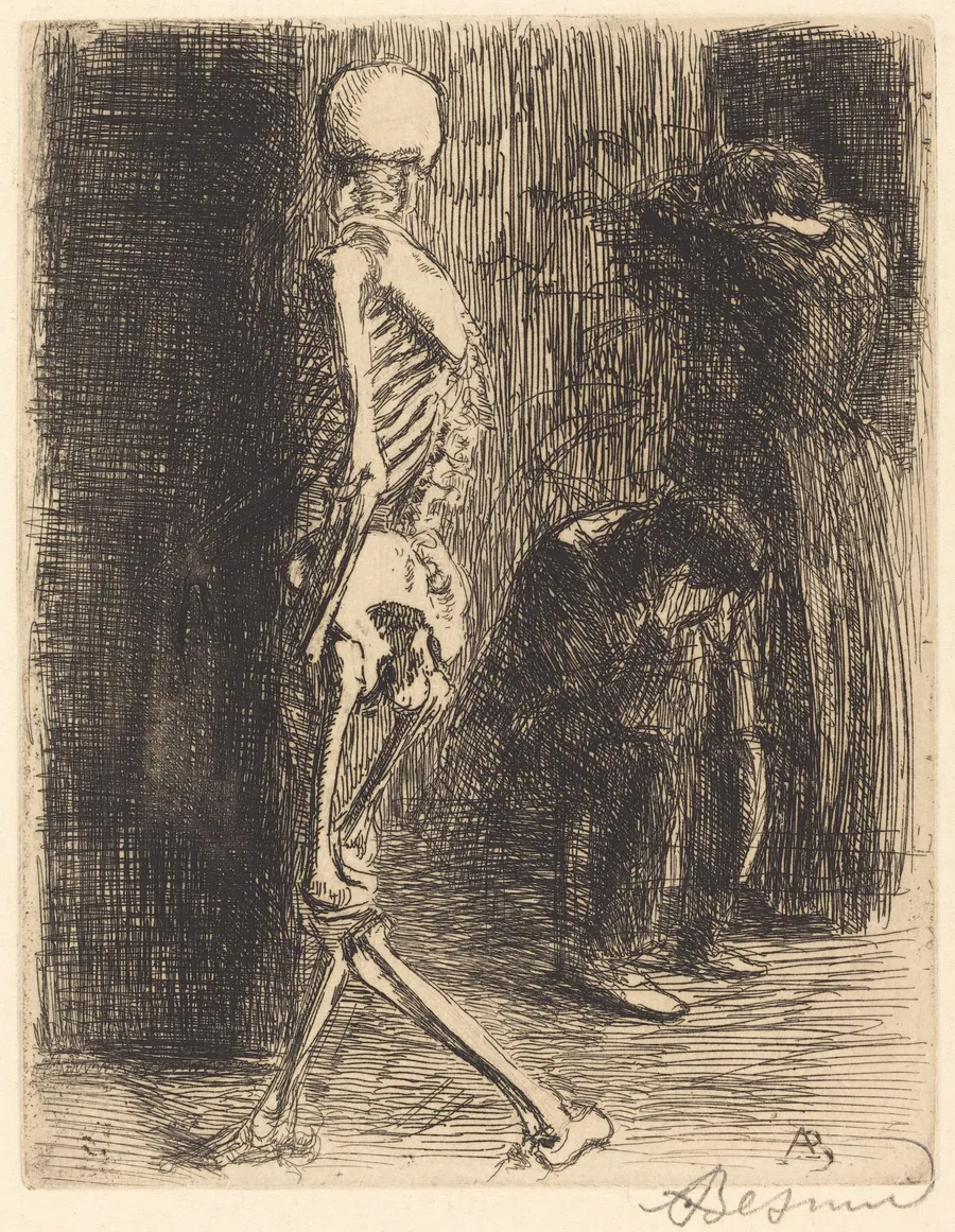 After the Visit (Après sa visite) by Albert Besnard