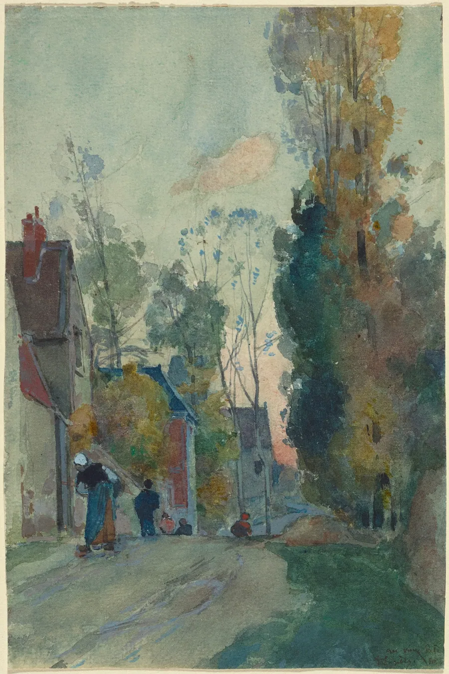 Rue de Jouy le Comte by Auguste Lepère
