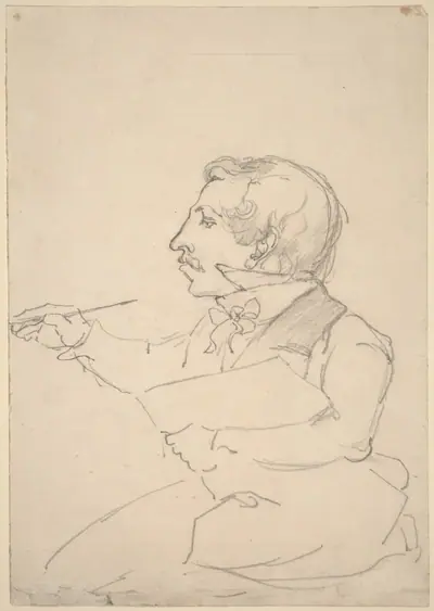 Eastman Johnson Sketching