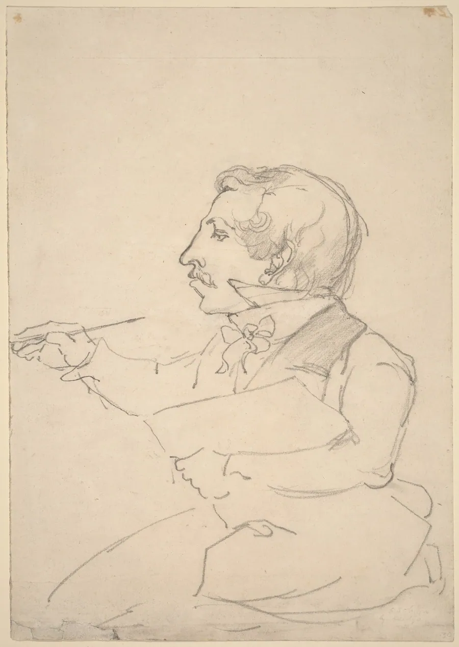 Eastman Johnson Sketching by Emanuel Gottlieb Leutze