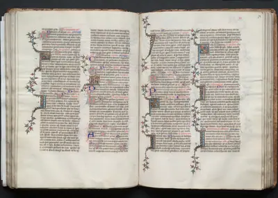 The Gotha Missal:  Fol. 73v, Text