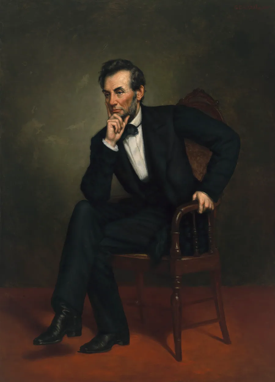 Abraham Lincoln by George Peter Alexander Healy, 15 Jul 1813 - 24 Jun 1894