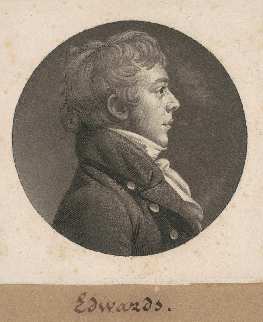 Horace Hampton Edwards by Charles B. J. Févret de Saint-Mémin