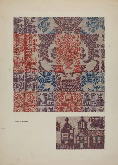 Coverlet: Boston Town