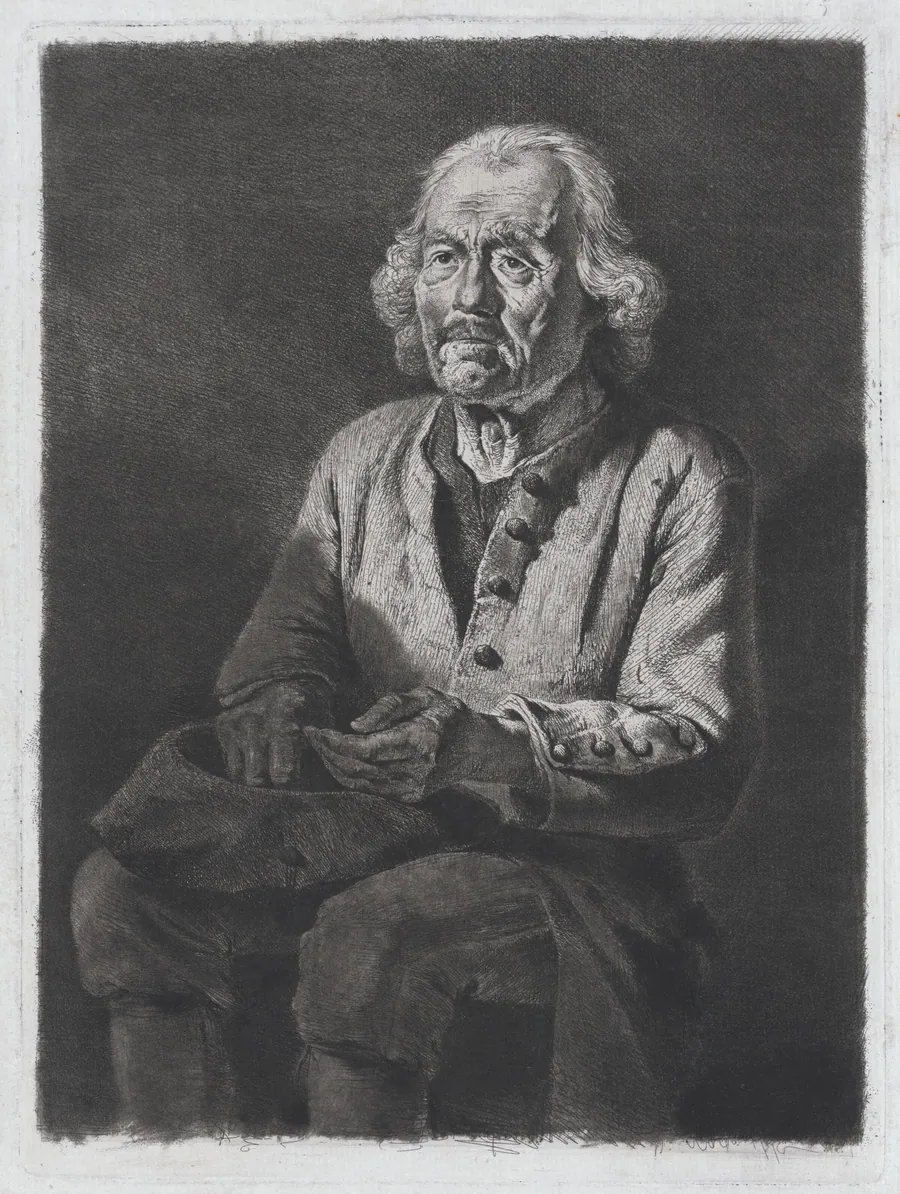 Old Gérard, Peasant from Chasselay by Jean-Jacques de Boissieu