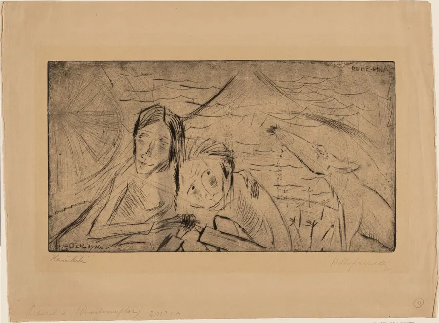 Homecoming (Heimkehr) by Walter Gramatté