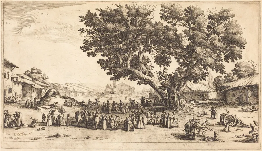 The Fair at Xeuilley by Jacques Callot