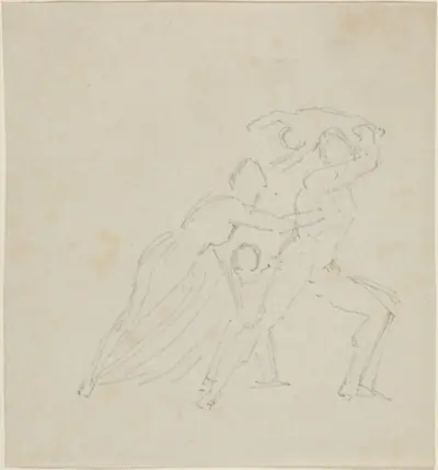 Study for "The Fury of Athamas"