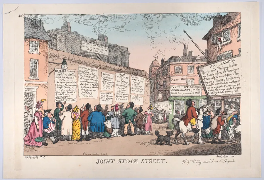 Joint Stock Street by George Murgatroyd Woodward