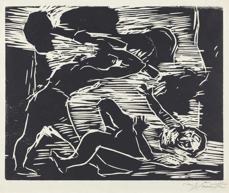 Brudermord (Cain and Abel) by Lovis Corinth