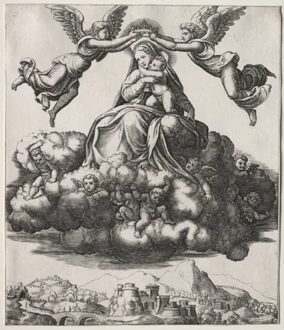 The Virgin in Glory