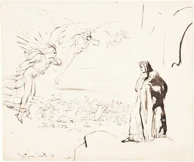 Scene from the Inferno (canto IX)