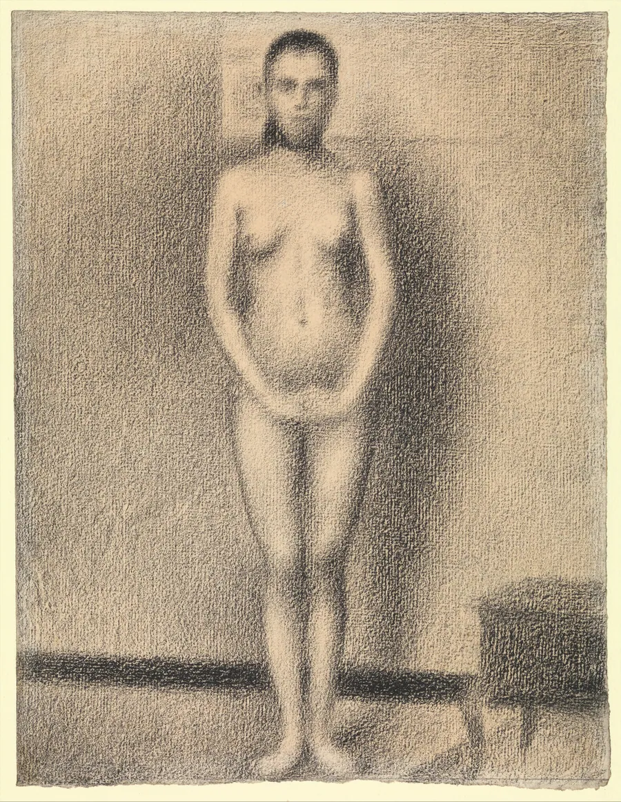 Study for "Poseuses" by Georges Seurat