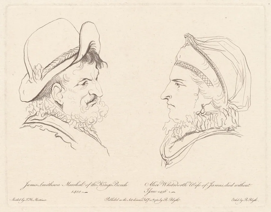 James Smithson and Alice Whitworth by Robert Blyth