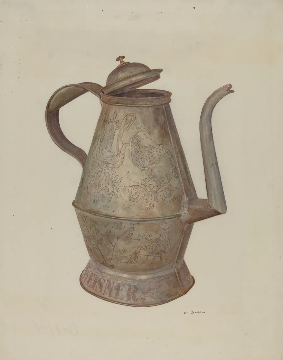 Pa. German Coffee Pot by Carl Strehlau