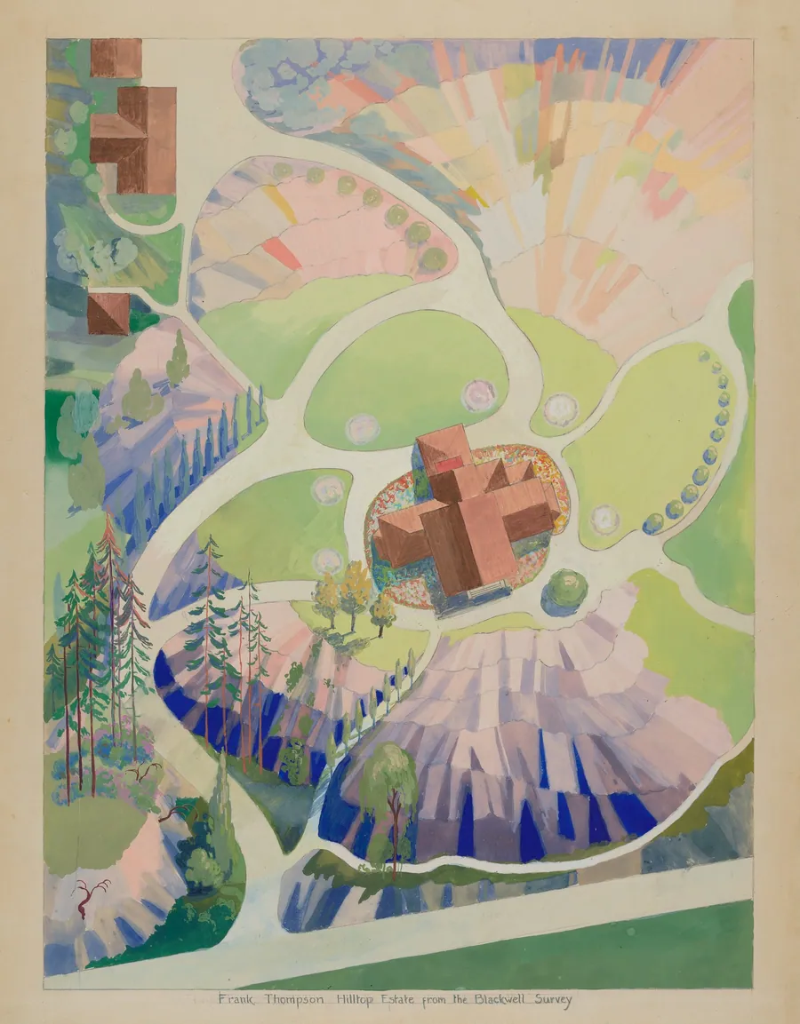 Frank Thompson Hilltop Estate by Gilbert Sackerman