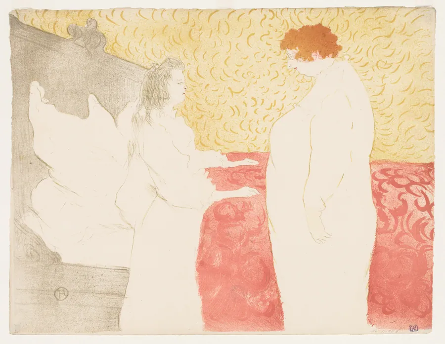 Elles: Woman in Bed by Henri de Toulouse-Lautrec