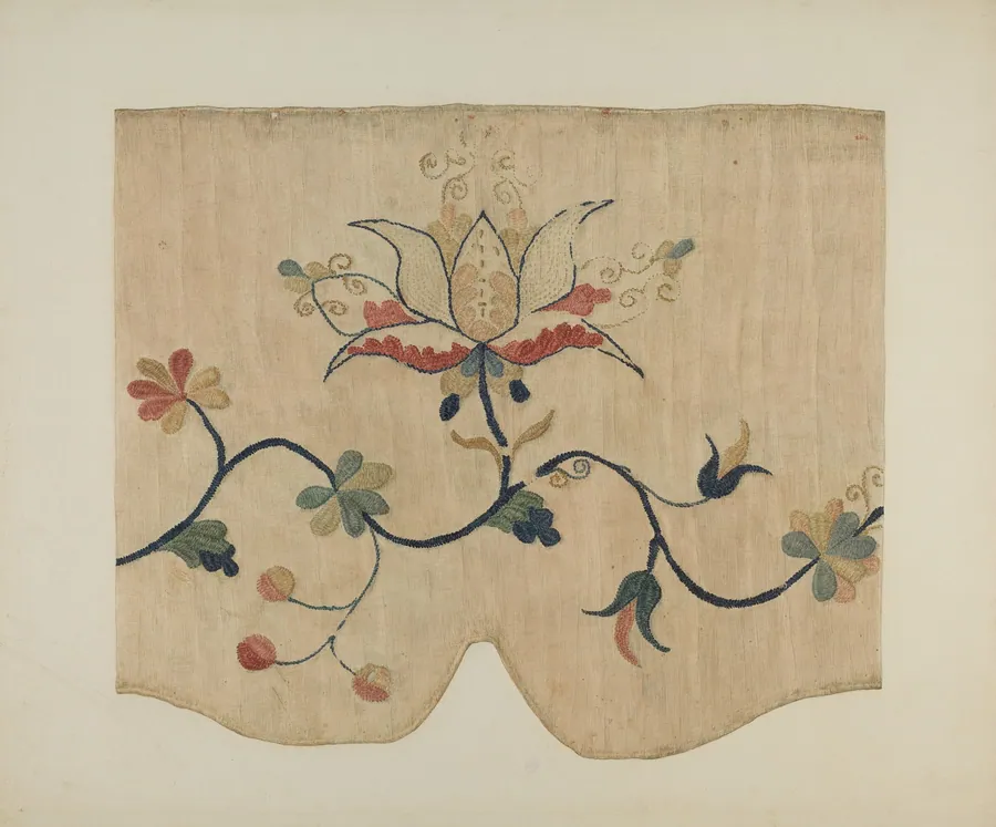 Bed Valance (Detail) by Marion Gaylord