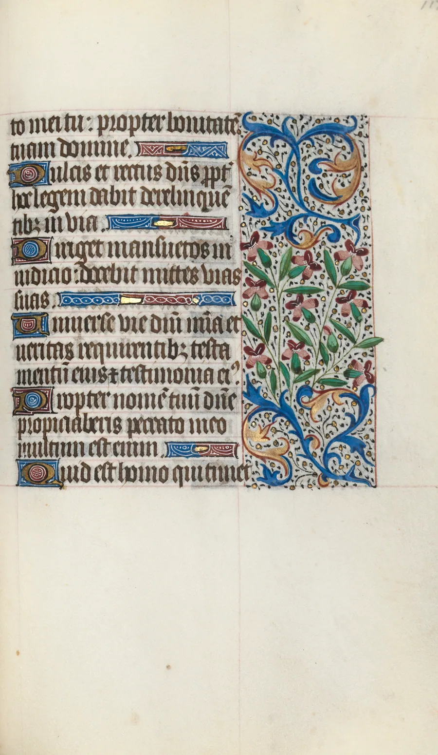 Book of Hours (Use of Rouen): fol. 119r by Master of the Geneva Latini