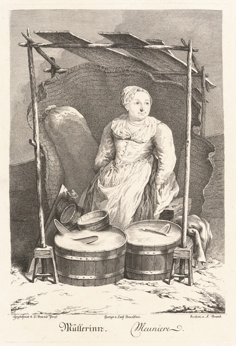 Müllerinn (Miller) by Friedrich August Brand