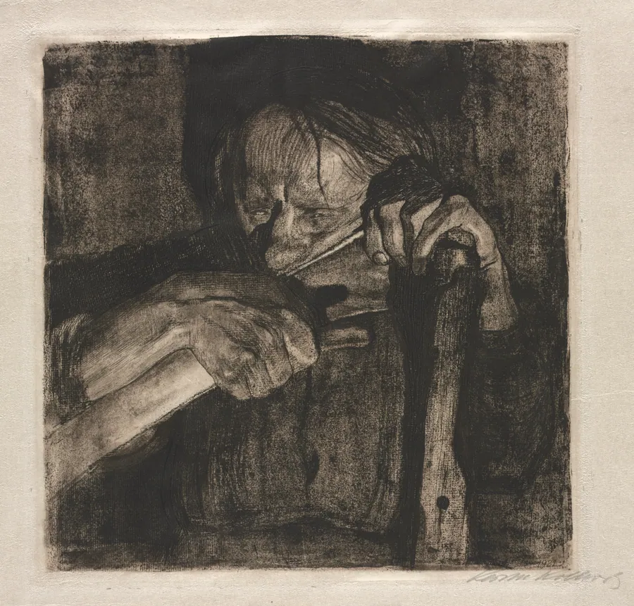 Sharpening the Scythe by Käthe Kollwitz