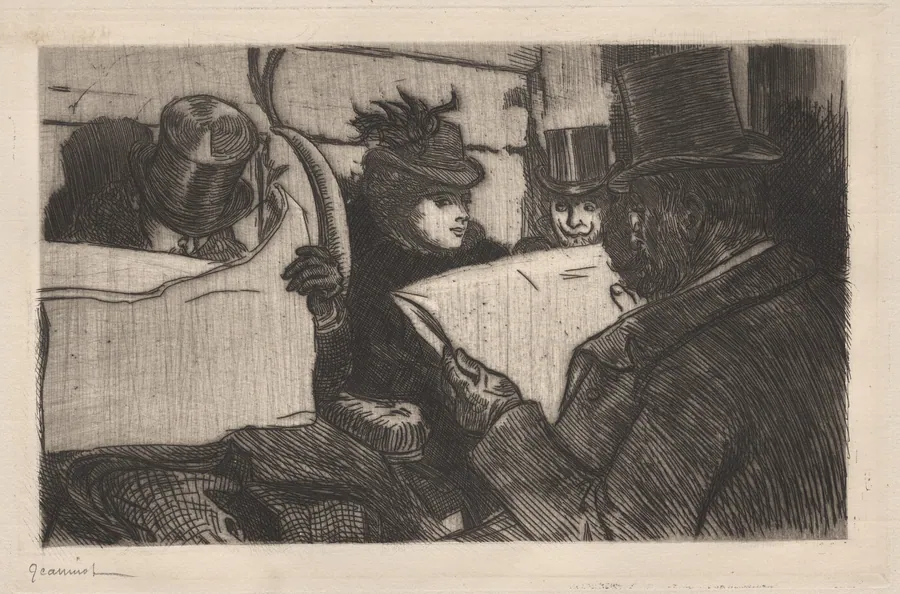 Evening Train (Le Train du Soir) by Pierre Georges Jeanniot