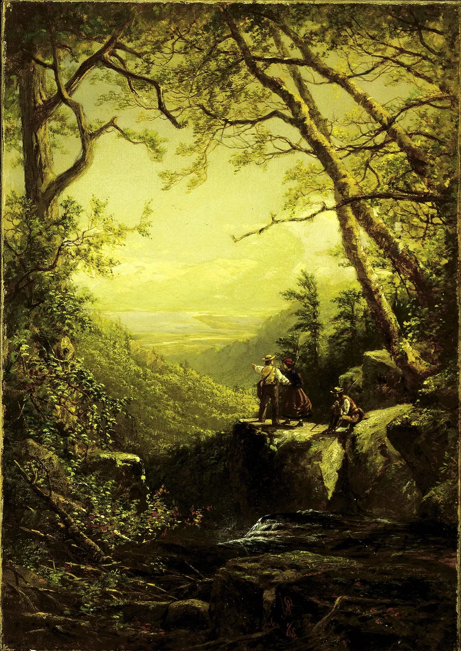 Kaaterskill Clove, January 1865 by James D. Smillie, born New York City 1833-died New York City 1909