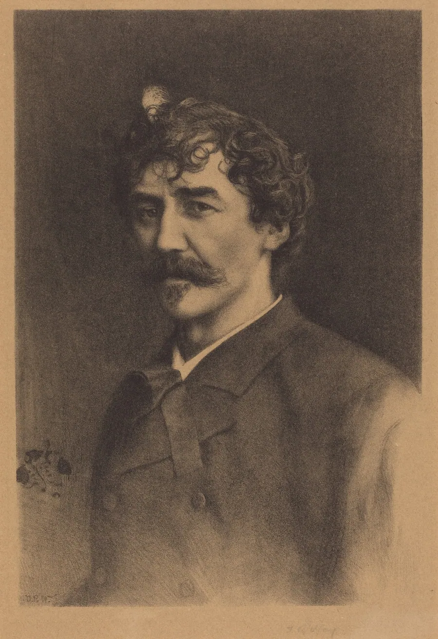 Portrait of Whistler by Thomas Robert Way