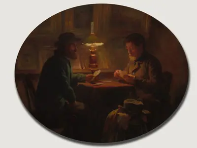 Card Game at "le Père Martin"