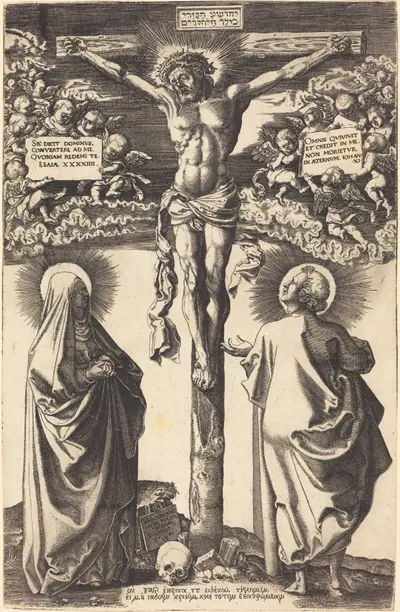 Christ on the Cross with the Virgin and Saint John