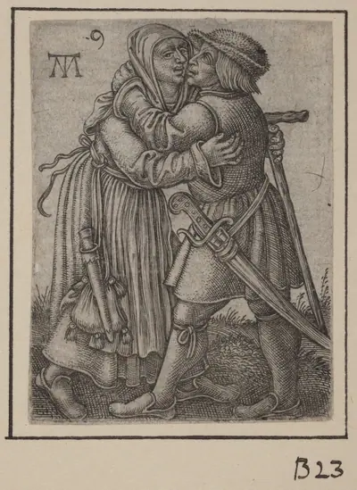 Embracing Couple