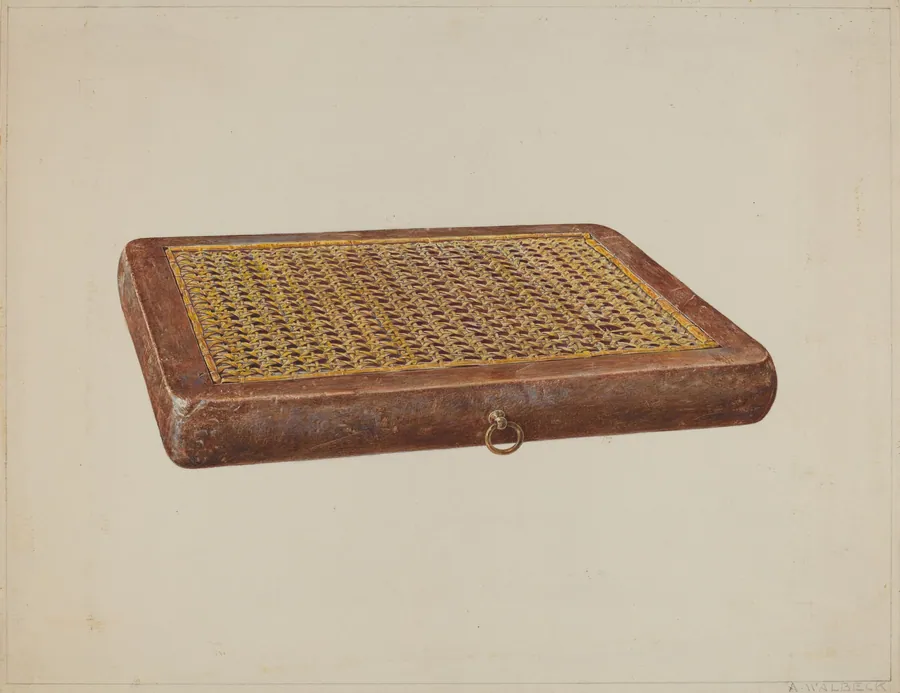 Portable Seat by Alfred Walbeck